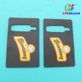 8.6CM Card Shape Stainless Steel Bottle Opener with Powder Injection (BO717)